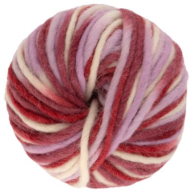garen wol 50gram 40m gem&ecirc;leerd roze