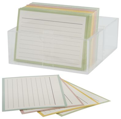 flashcards A7 in box - 100 stuks