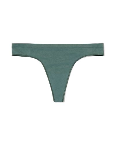 dames string naadloos micro groen