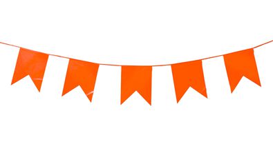 vlaggenlijn plastic oranje XXL 25m