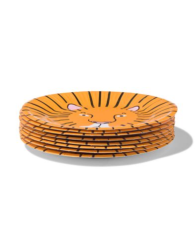 gebaksbordjes karton &Oslash;17.5cm safari - 8 stuks