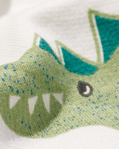 baby sweater dino's ecru