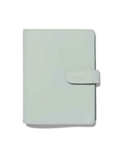 navulbaar notitieboek blauwgrijs A5 gevuld met lijntjes