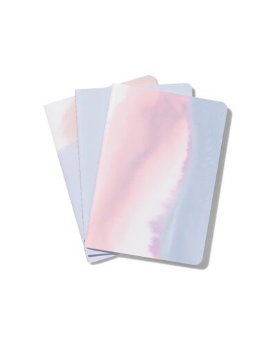 schriften A6 gelinieerd - 3 stuks