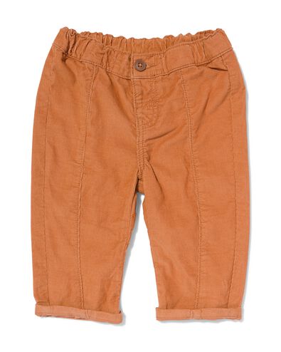 baby broek rib bruin