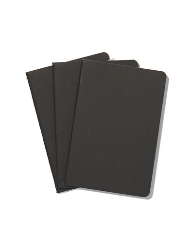 schriften zwart A6 gelinieerd - 3 stuks
