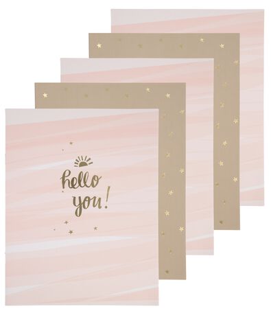 schriften A5 gelinieerd - 5 stuks