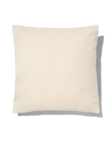 kussenhoes velours 50x50 beige