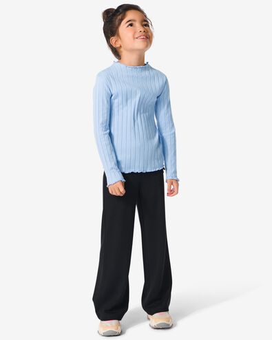 kinderbroek met knopen zwart