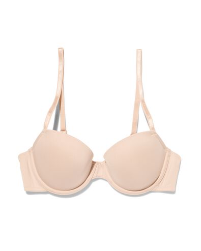 voorgevormde bh met beugel recycled/micro beige