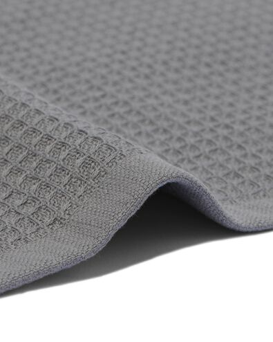 keukendoek - 50 x 50 - katoen wafel grijs