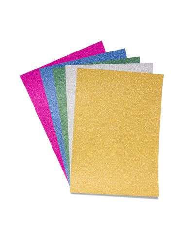 glitterpapier A4 - 20 stuks