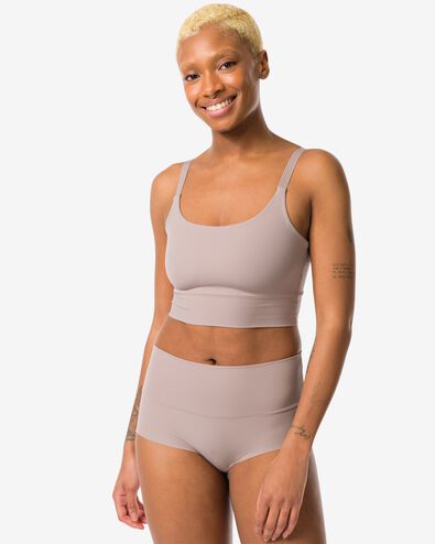 damesslip met hoge taille ultimate comfort beige