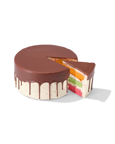 dripcake chocolade drie kleuren 16 p.