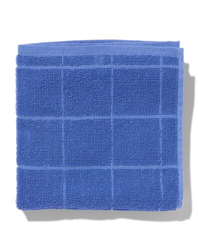 keukendoek 50x50 katoen blauw