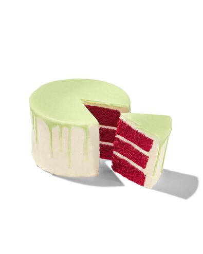 dripcake groen red velvet 8 p.