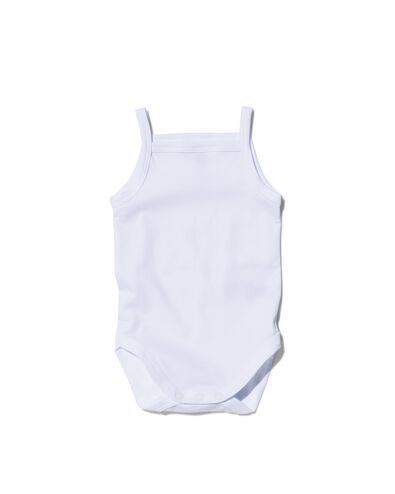 romper organic katoen stretch - 2 stuks wit