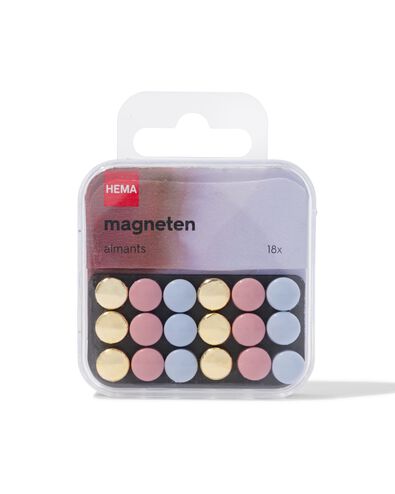mini magneten &Oslash;1cm - 18 stuks