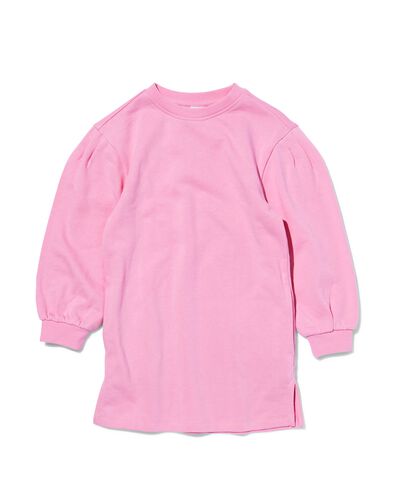 kinder sweatjurk lichtroze