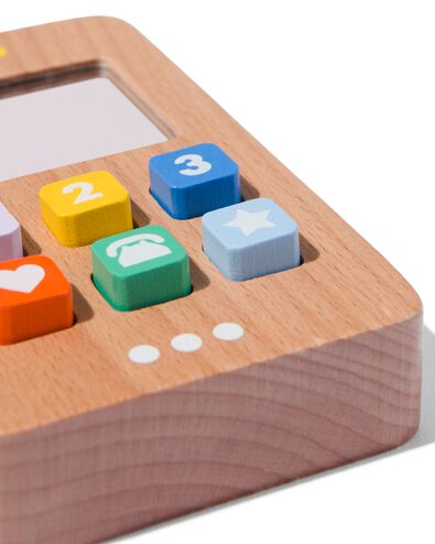 telefoon hout 11x6.5x2