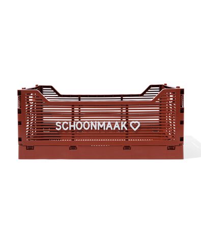 klapkrat letterbord recycled bruin