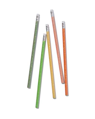 potlood glitter - 5 stuks
