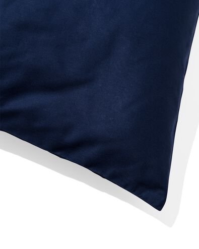 kussenslopen zacht katoen 60x70 blauw - 2 stuks