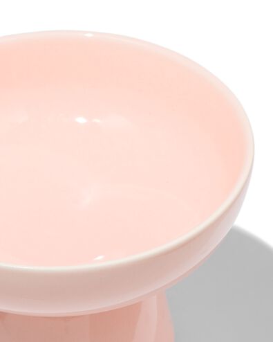 schaaltje op voet &Oslash;8.5x5.3 Tafelgenoten new bone roze