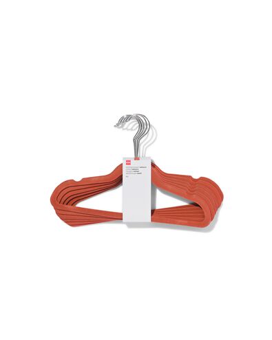 kledinghanger kind velours terra - 6 stuks