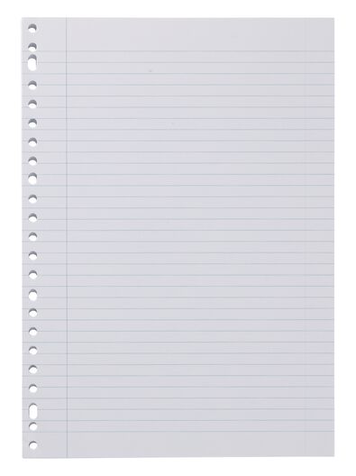 ringbandpapier A4 gelinieerd 23rings - 100 stuks