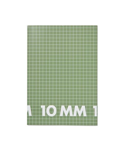 schriften groen A4 geruit 10 mm - 3 stuks