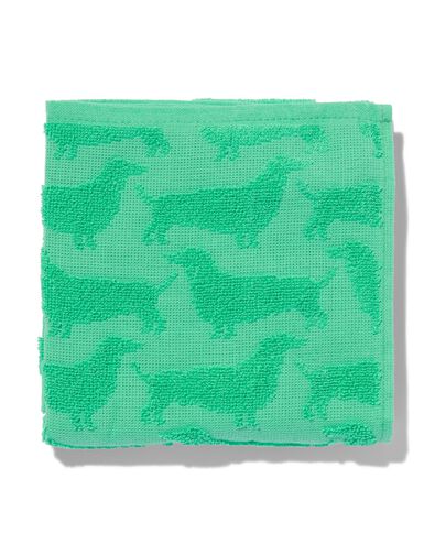 keukendoek 50x50 katoen groen