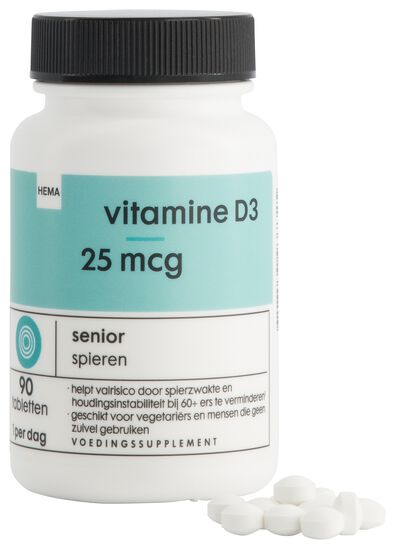 vitamine D3 25mcg - 90 stuks
