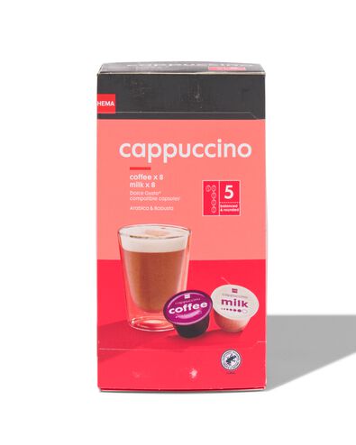 koffiecups cappuccino - 8 stuks
