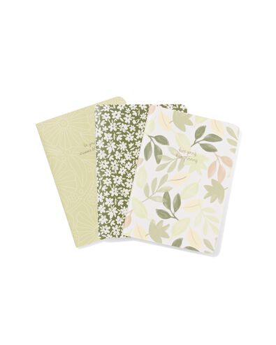 schriften A6 gelinieerd - 3 stuks