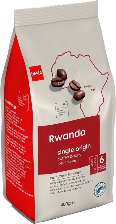 koffiebonen Rwanda 400gram