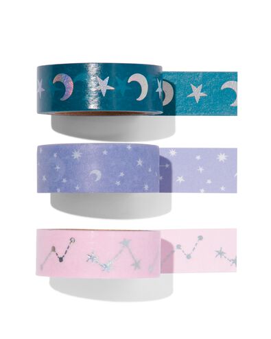 washi tapes sterren - 3 stuks