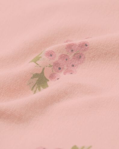 meegroei romper met bamboe stretch roze