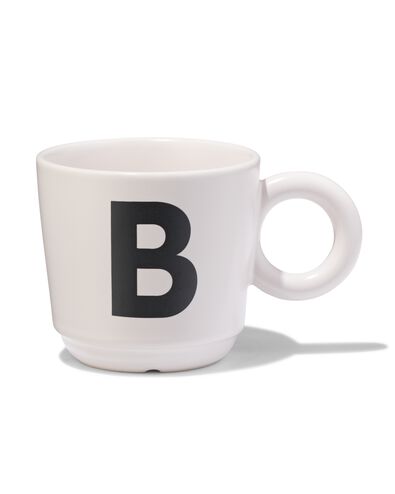 aardewerk mok 280ml letter B