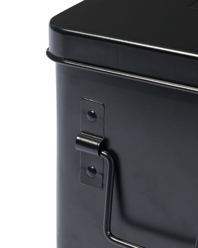 medicijnbox klein zwart 14.5x23x16