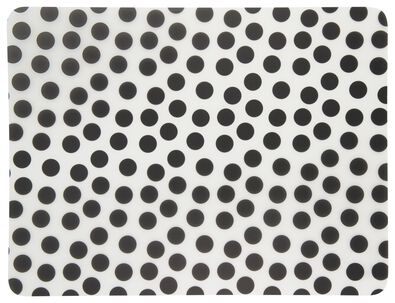 placemat 32x42 kunststof stippen