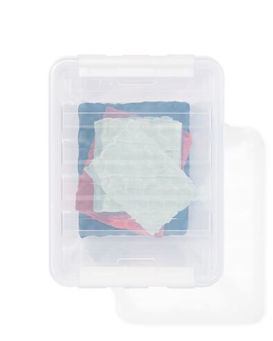 opbergbox 25L Madrid transparant 40x30x32