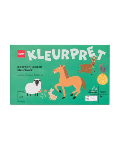 kleurboek boerderij A6