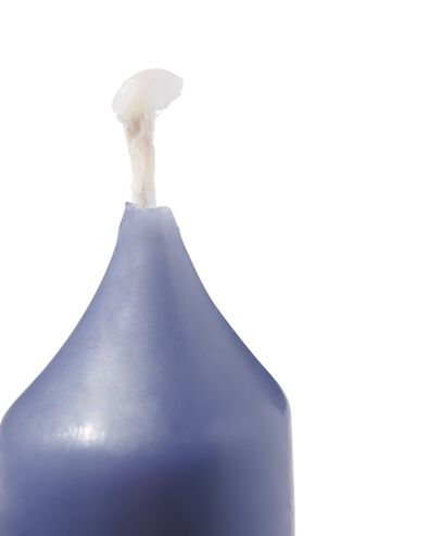 lange huishoudkaarsen &Oslash;2.2x29 blauw - 12 stuks