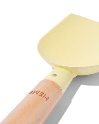 tuinschepje rond rvs geel 29cm