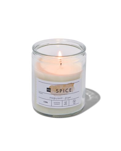 geurkaars in glas &Oslash;6.5 spice
