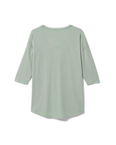 dames nachtshirt met viscose groen