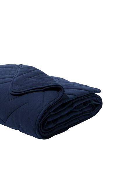 bedsprei katoen 260x235 donkerblauw