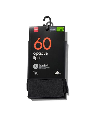 temp tech panty 60denier grijsmelange
