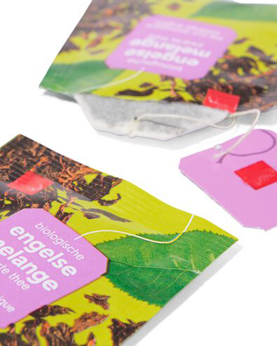 biologische zwarte thee Engelse melange - 20 stuks